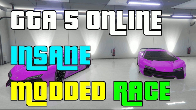 GTA 5 Online Funny Insane Modded Race "GTAV Modded Races" Top 5 Modded Races