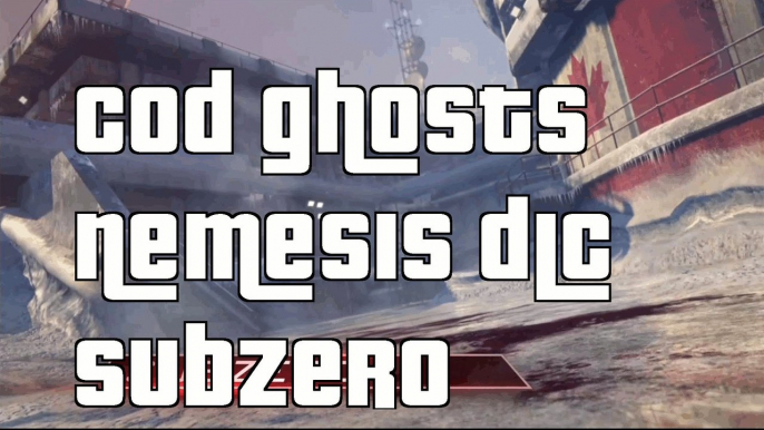 COD Ghosts Nemesis DLC Subzero Gameplay Review "Nemesis Subzero Map"