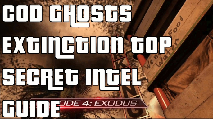 COD Ghosts Nemesis DLC NEW Exodus Top Secret Intel Guide "Exodus Top Secret Intel"