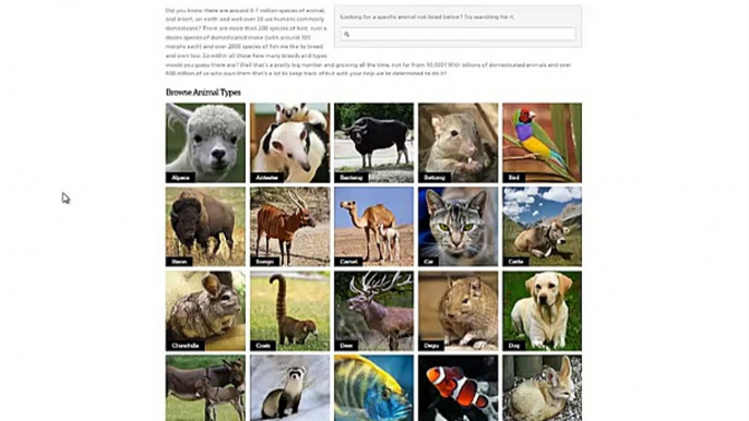 Learning About History Matters! 'How to' Grupedia - Picture Encyclopedia of Domesticated Animals