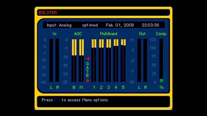 OPTIMOD - FM 8400 PC Control