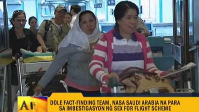 DOLE team flies to Saudi for sex-for-flight probe