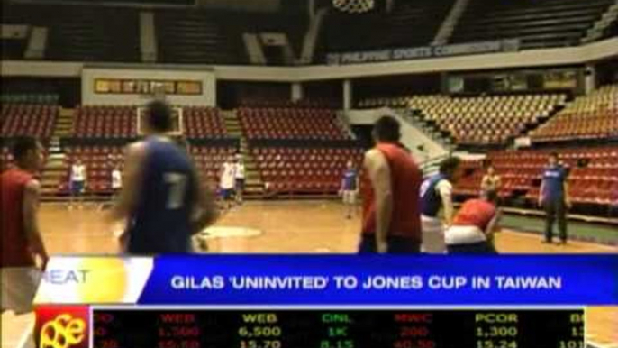 Gilas Pilipinas 'uninvited' to Jones Cup