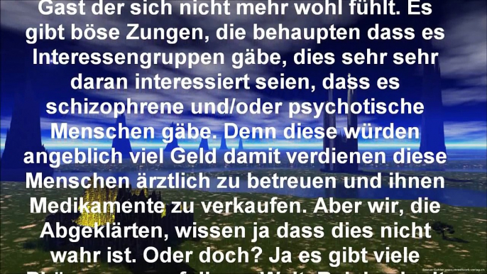 Ein Rezept für Schizophrenie, Von Beatus Gubler, Musik von Roger Ackermann.