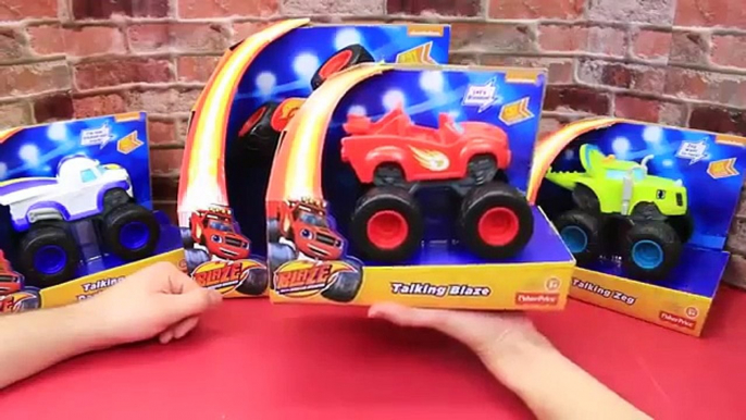 NEW Blaze and The Monster Machines Toys Nickelodeon Cartoon Show Monster Trucks Zeg and Darington