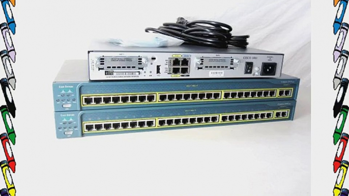 Cisco Systems CCENT CCNA CCNP CCSP CCIE Lab Kit - 2X WS-C2950-24 Switches 1841 Router