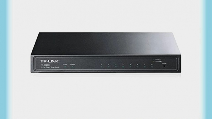 TP-LINK TL-SG2008 8-Port Gigabit Smart Switch 802.1Q VLAN L2/L3/L4 QoS IGMP Snooping Port Security