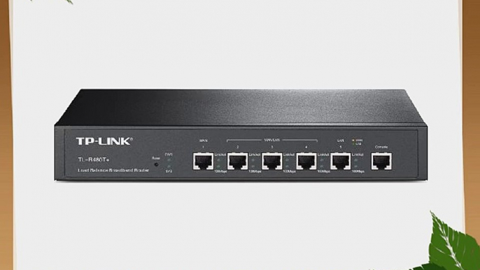 TP-LINK TL-R480T  5-port Load Balance Broadband Router 3 Configurable WAN/LAN ports 1 LAN 1