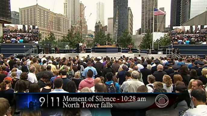 Giuliani at ground zero on 9/11 tenth anniversary