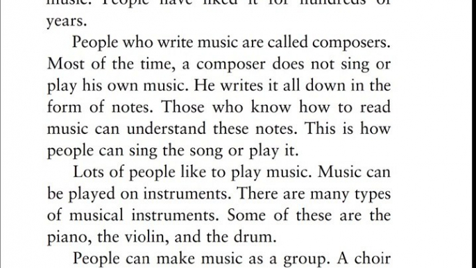 Listening Practice Through Dictation 1 -Unit 20 Making Music (Repeat 10 times)