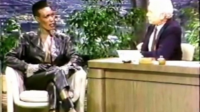 Grace Jones On Johnny Carson - 1985