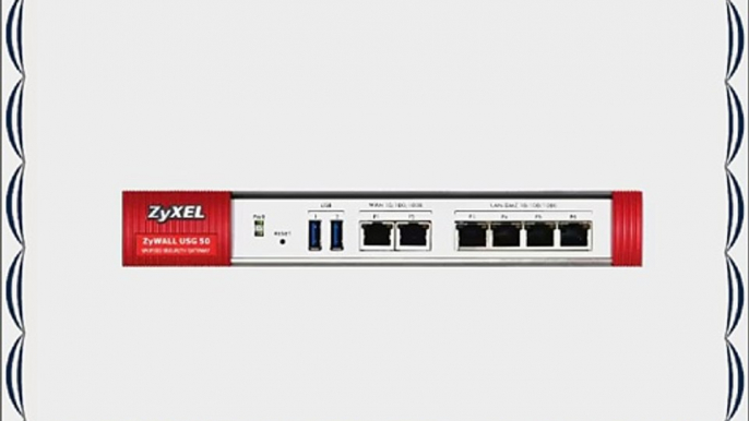 ZyXEL ZyWALL USG50 Internet Security Firewall with Dual-WAN 4 Gigabit LAN/DMZ Ports 5 IPSec