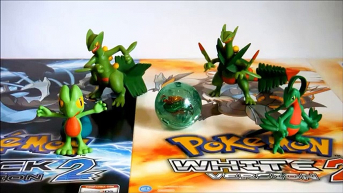 Review: Figuras Pokémon Tomy - Moncollé Mega Evolution Pack: Sceptile en Español