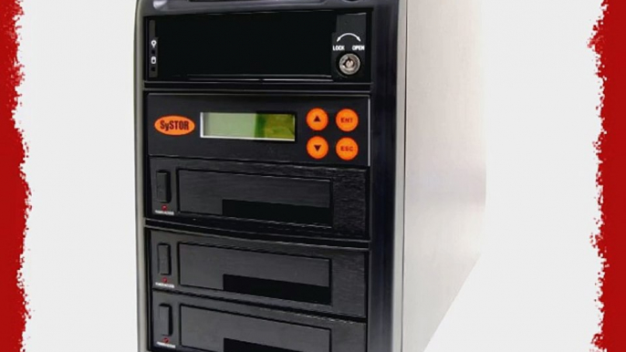 Systor 1:3 SATA/IDE Combo Hard Disk Drive (HDD/SSD) Duplicator/Sanitizer - High Speed (150mb/sec)