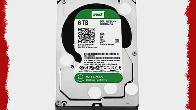 WD Green 6TB Desktop Hard Drive: 3.5-inch SATA 6 Gb/s IntelliPower 64 MB Cache WD60EZRX