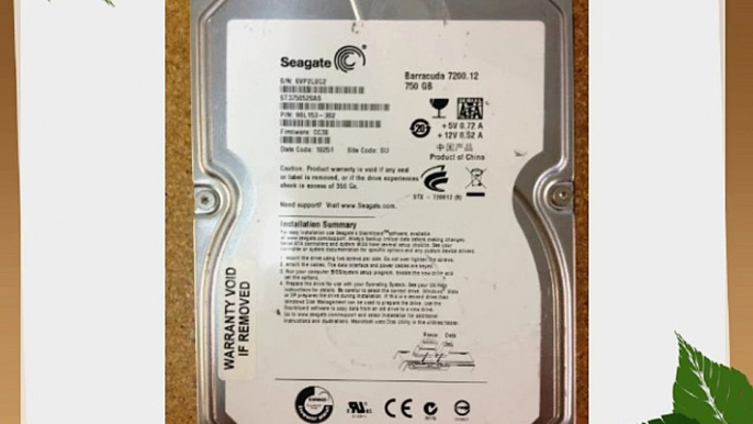 SEAGATE 750GB 7.2K 3.5 SATA 3G 32MB HARD DRIVE - ST3750528AS