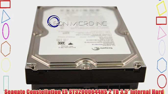 Seagate Constellation ES ST32000644NS 2 TB 3.5' Internal Hard Drive. 2TB CONSTELLATION ES SATA