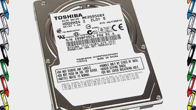 Toshiba MK2555GSX 250GB 2.5 Mobile Hard Disc Drive (SATA 5400 rpm 8 MB)