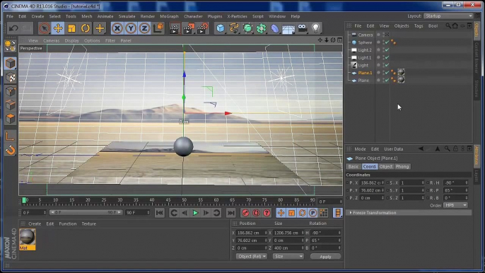 Cinema 4D Tutorial Compositing (3d animations on 2d images)