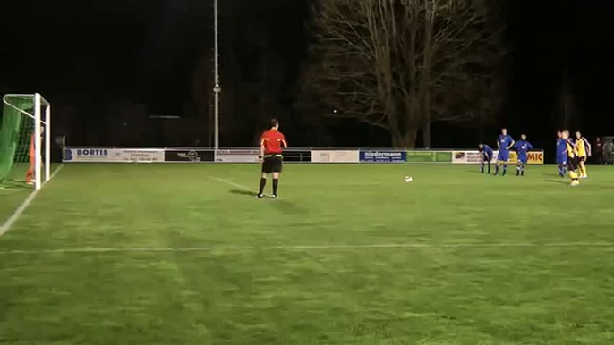 Back Flip Penalty Kick/Shot, Awesome Soccer/Futbol/Football Goal
