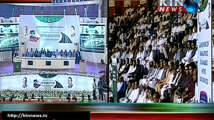 PM Nawaz Sharif Address / Speech On Opening Ceremony Of Metro Bus Project Rawalpindi – 4th June 2015