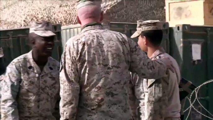 Marines with Regimental Combat Team 2 visited by Commandant and Sgt. Maj. of the Marine Corps