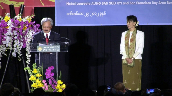 AUNG SAN SUU KYI & SAN FRANCISCO Bay Area Burmese ( Myanmar ) Community Meeting 2012 # 1