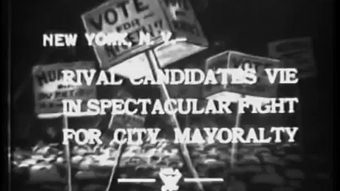 1933 NY Mayor's Race, La Guardia & Joseph McKee 1933/10/11