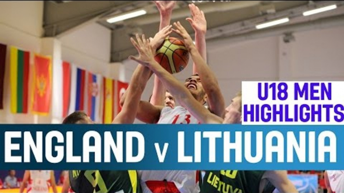 England v Lithuania - Highlights - 1st Round - 2014 U18 European Championship