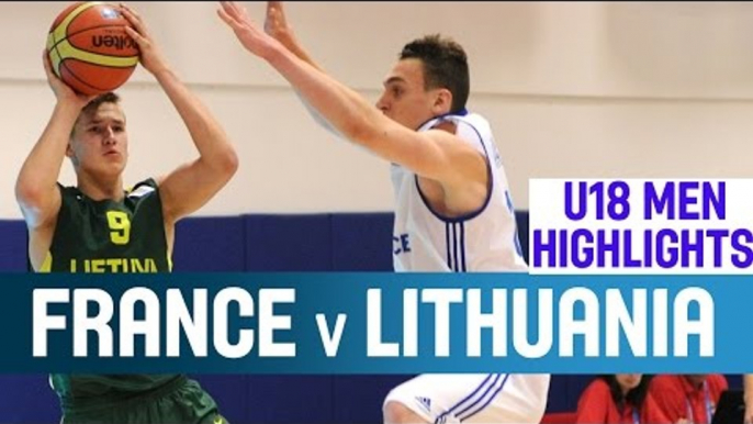 France v Lithuania- Highlights – 1st Round -2014 U18 European Championship