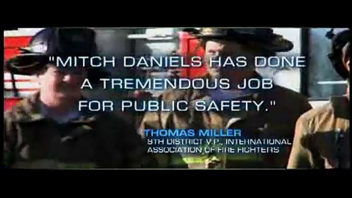 Mitch Daniels Indiana Governor "Public Safety"