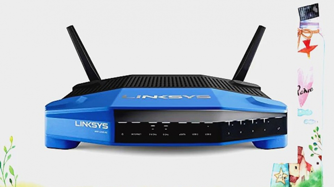 Linksys WRT AC1200 Dual-Band and Wi-Fi Wireless Router with Gigabit and USB 3.0 Ports and eSATA