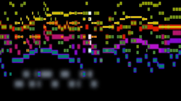 Handel, Hallelujah Chorus from Messiah (with scrolling bar-graph score)