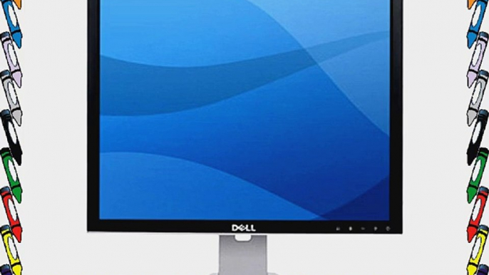 Dell 1708FP Flat Panel Monitor-1280x1024 Black and Silver-1708FPT