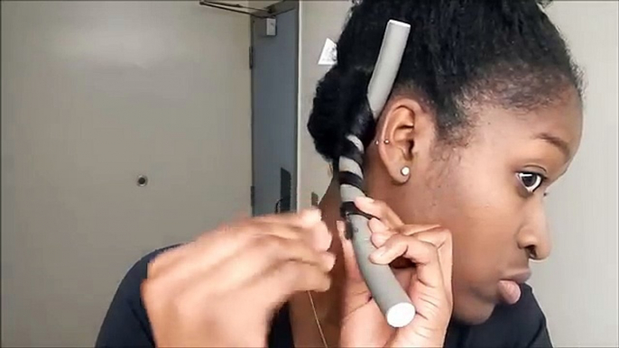 Heatless Wand-Like Curls on Natural Hair || Type 4b/4c