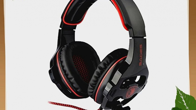 SADES SA-903 Stereo 7.1 Surround Professional USB PC Gaming Headset with Mic