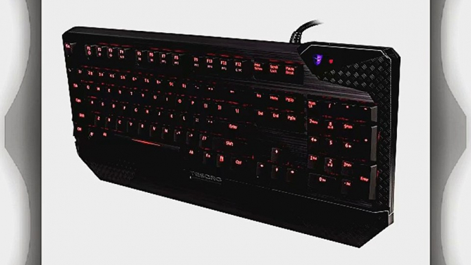 Tesoro Durandel Ultimate Blue Cherry MX Switch Red Backlit Illuminated Mechanical Gaming Keyboard