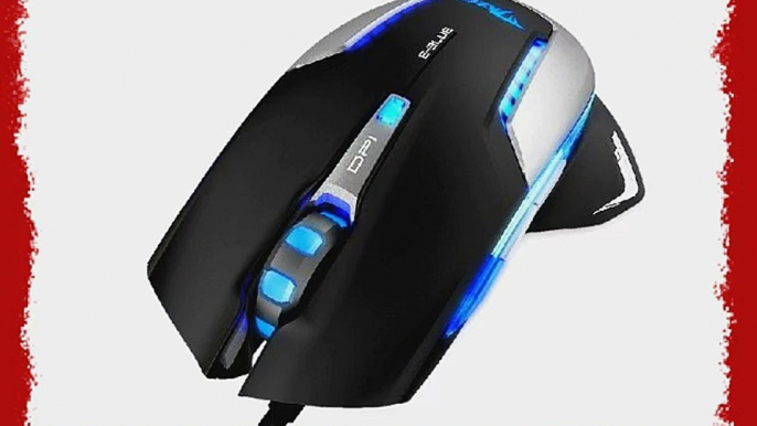 E-3lue Mazer Ii 2500 DPI 6 Button Blue LED Optical USB Wired Gaming Game Mouse