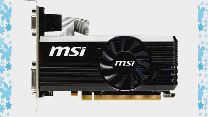 MSI AMD Radeon R7 240 2GB DDR3 VGA/DVI/HDMI Low Profile PCI-Express Video Card