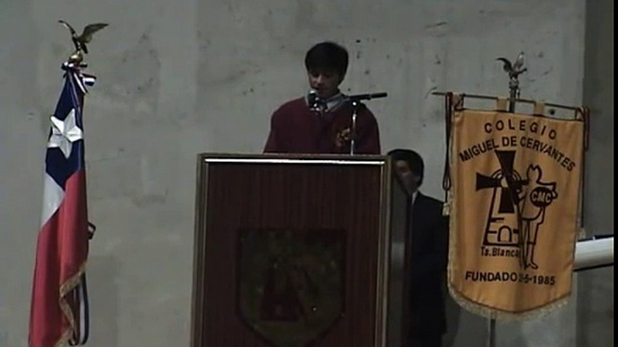 Discurso Centro de Estudiantes Acto Aniversario Colegio Miguel de Cervantes 2009