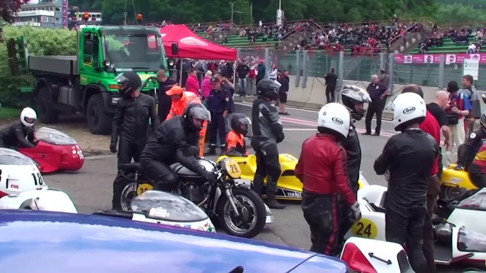 Norton Manx Sidecar Racing Spa Franchorcamps