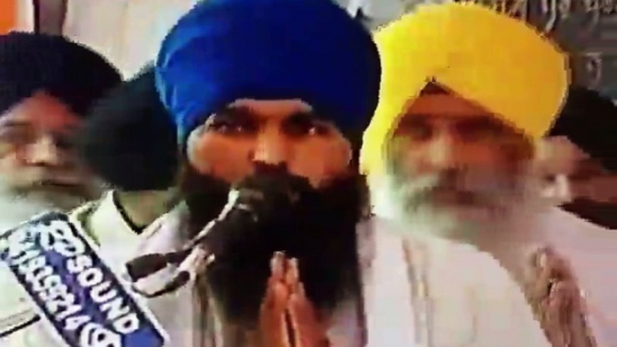 5 Minute Speech brings tears to Sangat's eyes Very Emotional