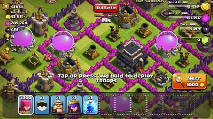 Clash of clans: archers raid DUBSTEP