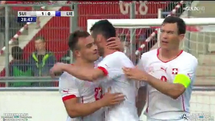 All Goals and Highlights _ Switzerland 3-0 Liechtenstein - Friendly 10.06.2015