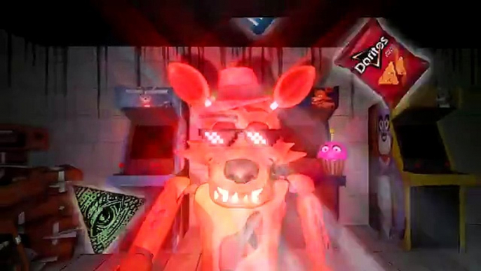 Five Nights at Freddy's 4 Teaser _ Animatronics Reaction to Nightmare Foxy _ FNAF SFM