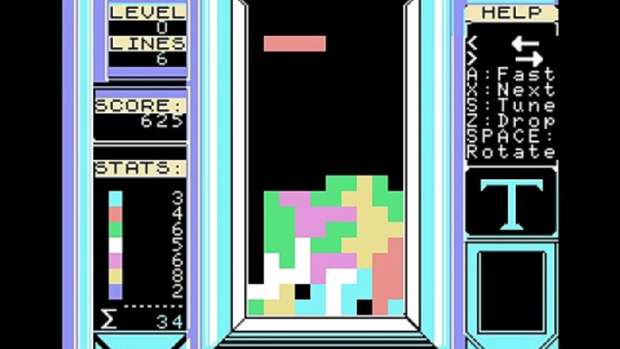 Tetris - MSX - MirrorSoft / Andromeda Software - 1987