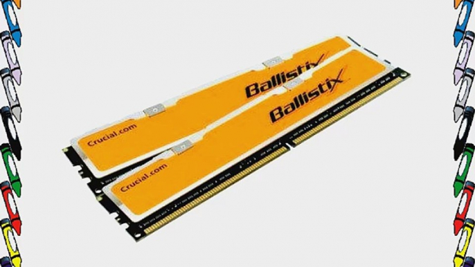 Crucial Ballistix 2GB kit (1GBx2) 240-pin DIMM DDR2 PC2-6400 Memory Module - BL2KIT12864AA804