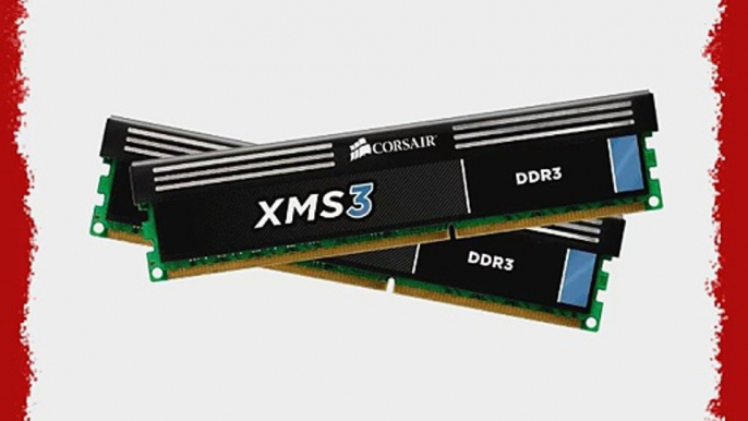 Corsair 16GB XMS3 (2x 8GB) DDR3 SDRAM 1600MHz 240-Pin 16 Dual Channel Kit DDR3 1600 (PC3 12800)