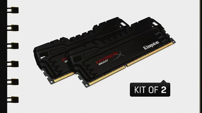 Kingston HyperX Beast 16 GB Kit (2x8 GB) 1600MHz DDR3 PC3-12800 Non-ECC CL9 DIMM XMP Desktop