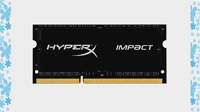 Kingston HyperX Impact Black 16GB Kit (2x8GB) 2133MHz DDR3L CL11 SODIMM 1.35V (HX321LS11IBK2/16)